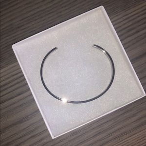 SILVER CUFFED BRACELET